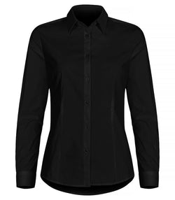 Dame Stretch Shirt, Sort - Clique 027961