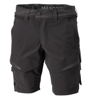 Customized Arbejdsshorts Full Stretch, Herre, Sort - Mascot 22149-605-5689