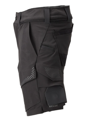Customized Arbejdsshorts Full Stretch, Herre, Sort - Mascot 22149-605-5689