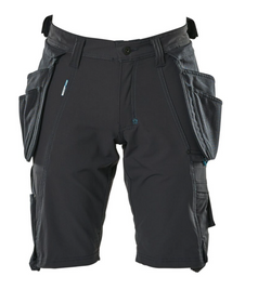 Mascot Advanced håndværkershorts full stretch, Navy - Mascot 17149-311-010