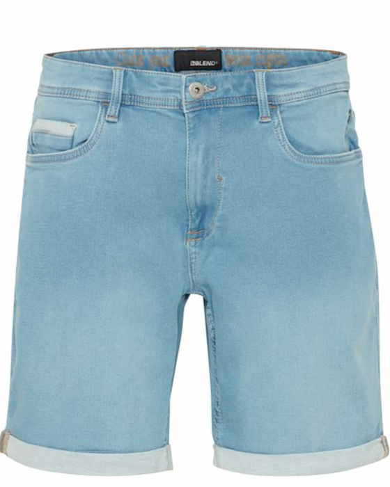 Denim Jogg Shorts Twister fit, Denim light blue, Herre - Blend - 20715197 - 200290
