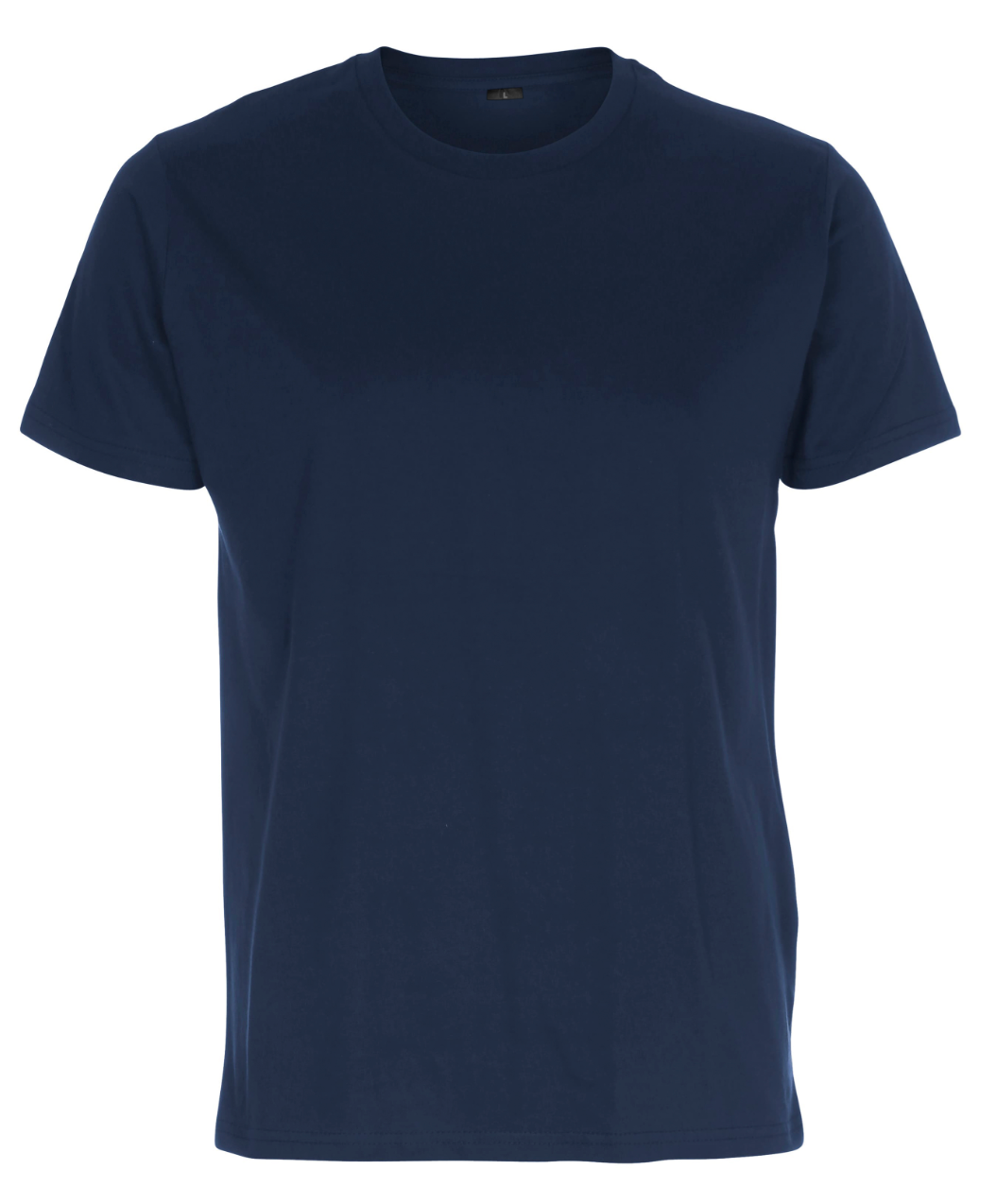 Billig Basic T-shirt Unisex, Navy blå - ST144