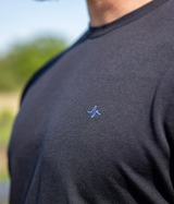 Eksklusiv bambus T-shirt til herrer i sort – Vimpulze