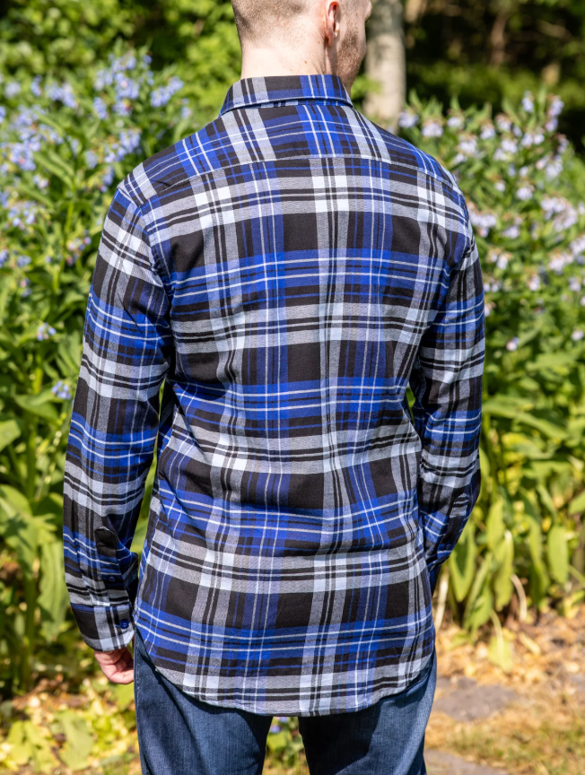 Performance Skovmandsskjorte i Kongeblå, Herre - Vimpulze