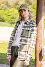 Performance Dame Skovmandsskjorte i Grøn - Vimpulze