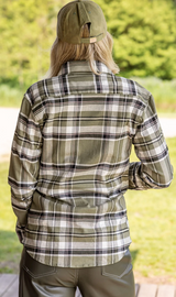 Performance Dame Skovmandsskjorte i Grøn - Vimpulze