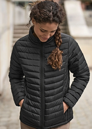 Zepelin Jakke Dame, Sort - TeeJays 9631