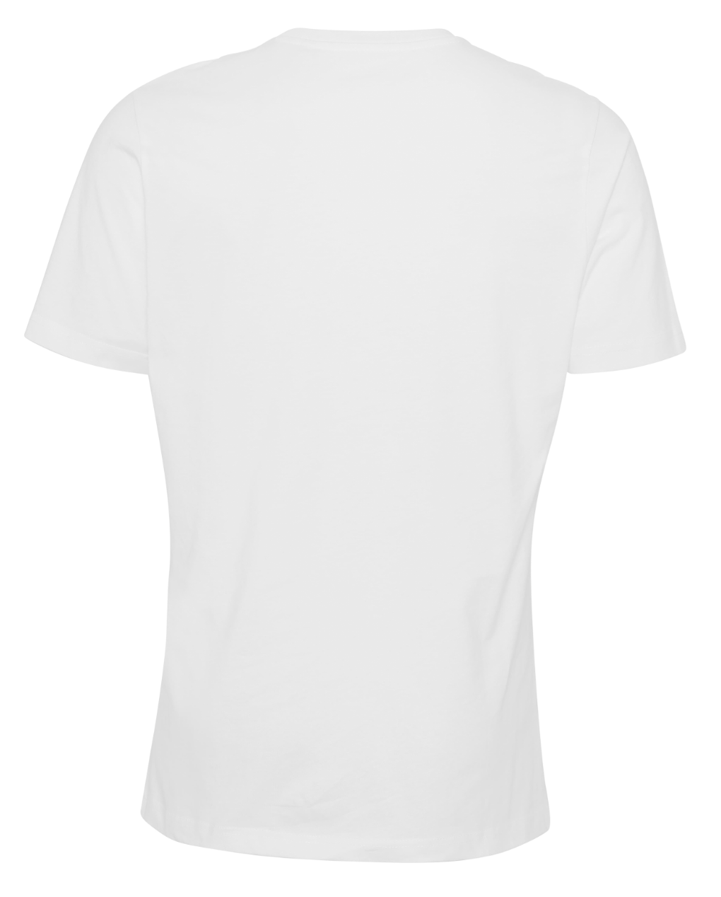 Billig Basic T-shirt Unisex, Hvid - ST144