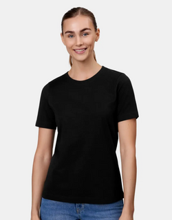 T-TIME® T-shirt, Sort, Dame - ID
