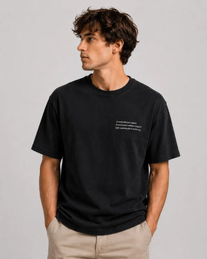 Sun Organic T-shirt, Sort, Fat Moose FM3059