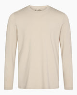 Langærmet Bambus T-shirt - Basic Sand