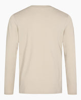 Langærmet Bambus T-shirt - Basic Sand
