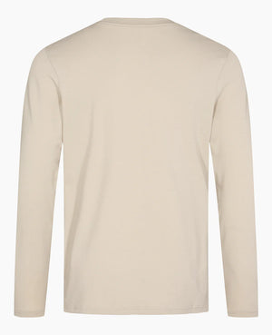 Langærmet Bambus T-shirt - Basic Sand
