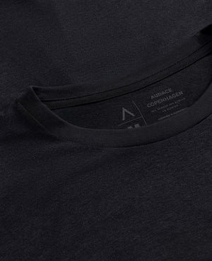 Langærmet Bambus T-shirt - Basic Sort