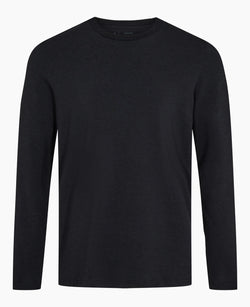 Langærmet Bambus T-shirt - Basic Sort