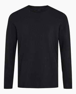 Langærmet Bambus T-shirt - Basic Sort
