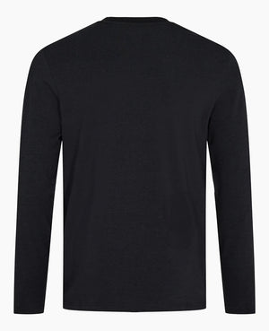 Langærmet Bambus T-shirt - Basic Sort