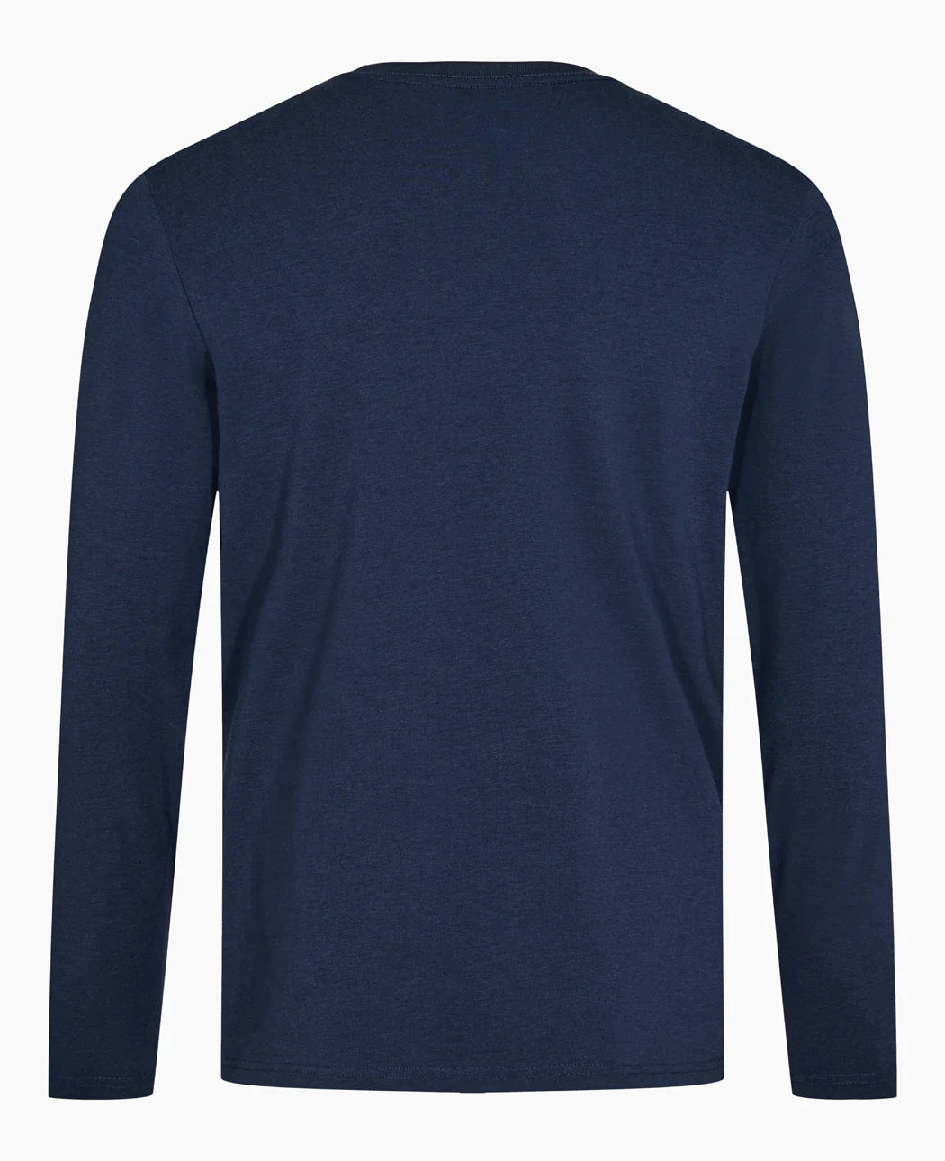 Langærmet Bambus T-shirt - Basic Navy Blue