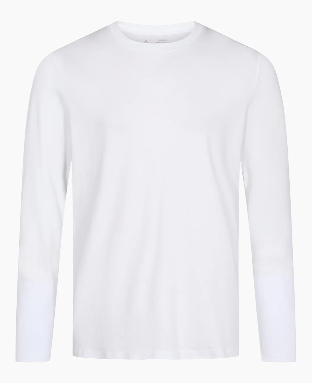 Langærmet Bambus T-shirt - Basic Hvid