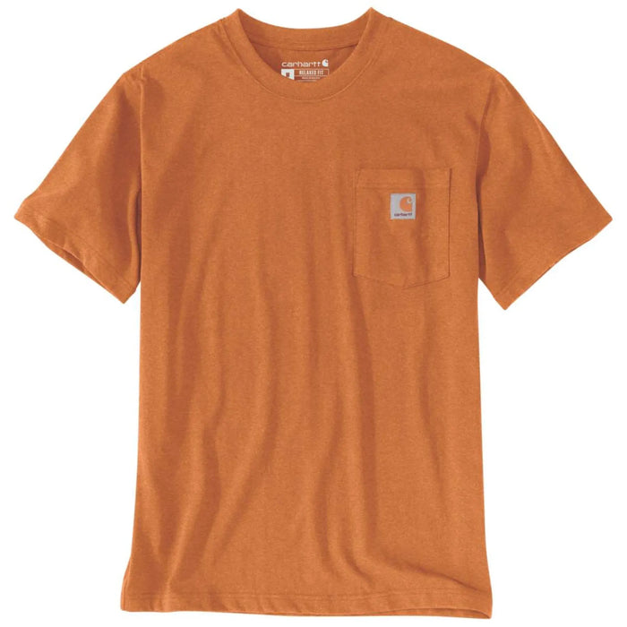 T-shirt, Herre, Marmalade Heather - Carhartt 103296 - Q66