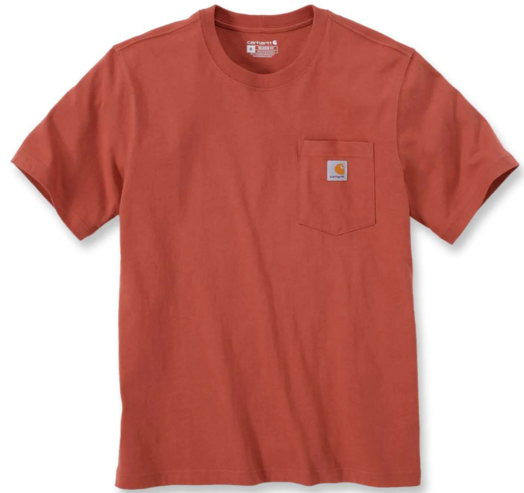 T-shirt, Herre, Terracotta - Carhartt 103296 - Q53