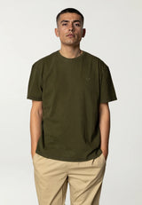 Fat Moose taylor cotton t-shirt, Herre, Army