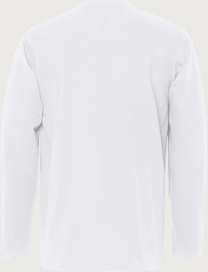 Acode tung langærmet t-shirt, Hvid, Kansas 1914