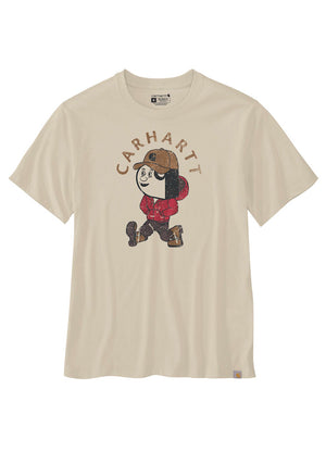 Carhartt T-shirt med Active Jac grafik, Oat Milk - 107051