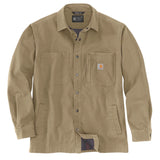 Fleece, Foret Skjortejakke, Dark Khaki - Carhartt 105532 - DKH
