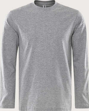 Acode tung langærmet t-shirt, Lysegrå, Kansas 1914