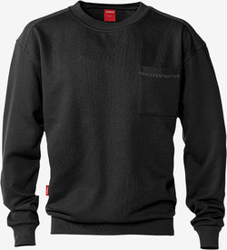 Kansas Match sweatshirt / arbejdstrøje, Sort - 100782-311