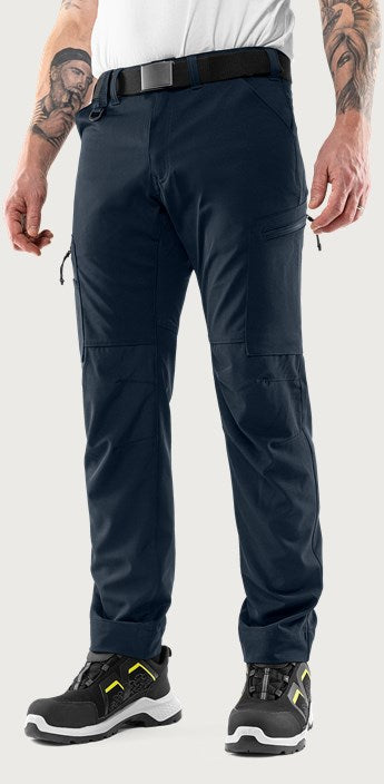 Servicebukser med stretch, Mørk Marine, Kansas 2200