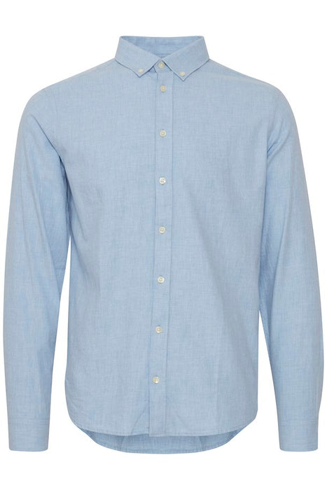 Anton Long Sleeved Shirt, Chambray Blue - Casual Friday 20504573 - 154030