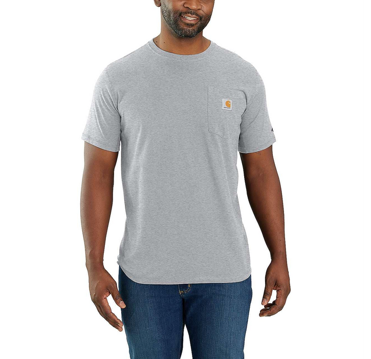 Carhartt Force Flex Pocket T-shirt, Grå - Herre - 104616 - GHY