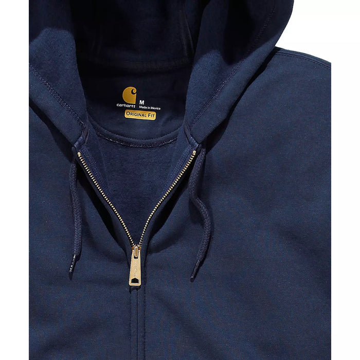 Hættetrøje Med Lynlås, Navy - Carhartt K122