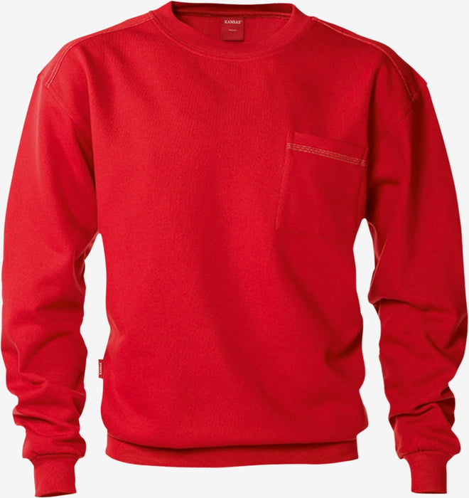 Match Sweatshirt, Rød, Herre - Kansas 100782-311