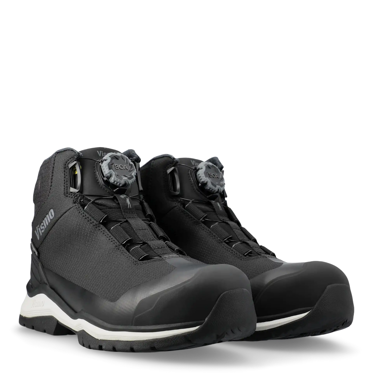 VISMO® EF54B Heavy BOA® FIT SYSTEM Sort Vandtæt sikkerhedsstøvle m/wireluk