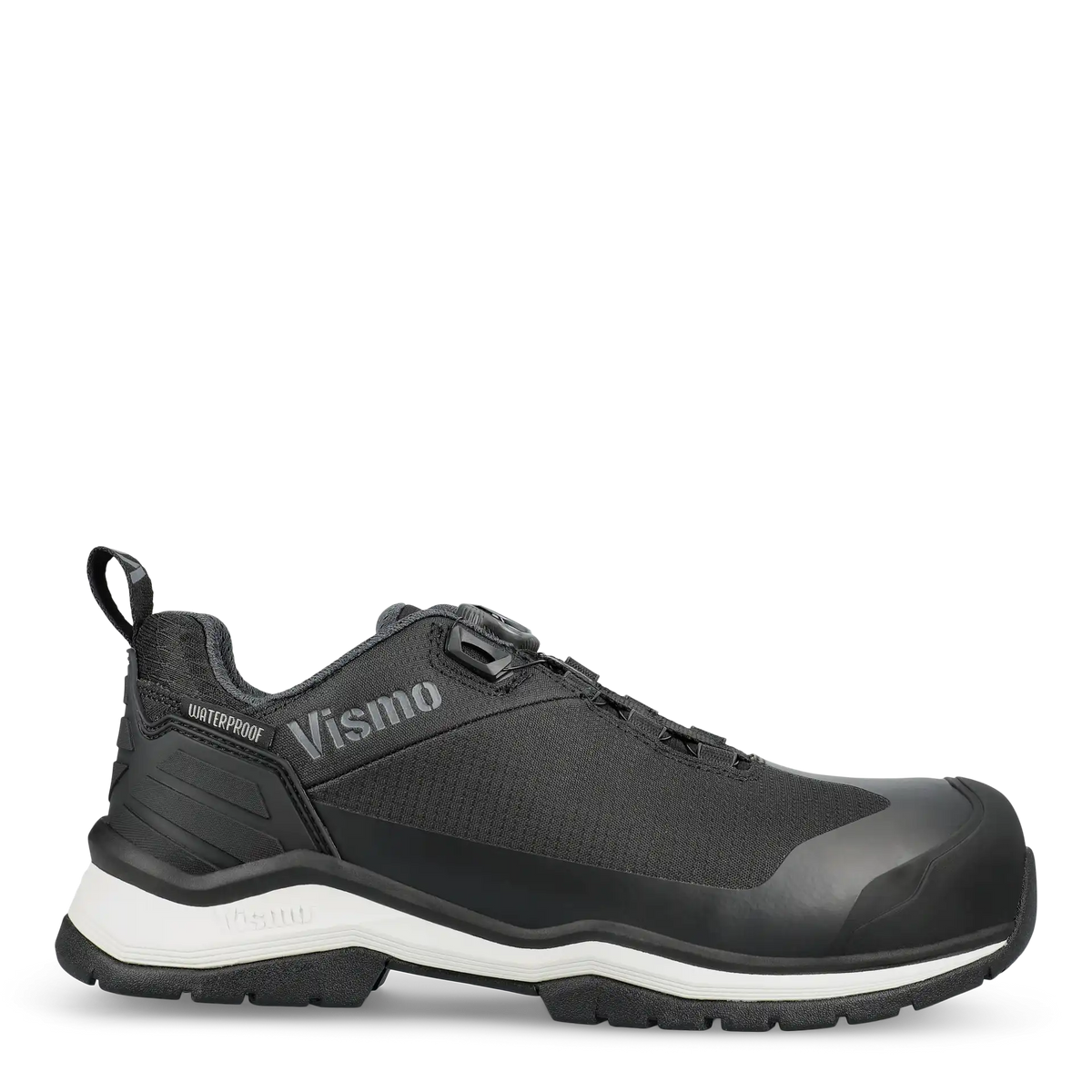 VISMO® EJ55B Black BOA® FIT SYSTEM vandtæt sikkerhedssko m/wireluk EN ISO 20345 S3 WR SRC