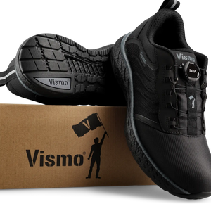 VISMO® ET20SB BOA® FIT SYSTEM Sort vandtæt Job-/fritidssko m/wireluk