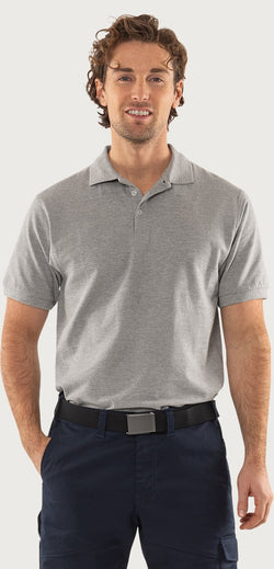 Acode Heavy poloshirt, Lysegrå, Kansas 100222-910