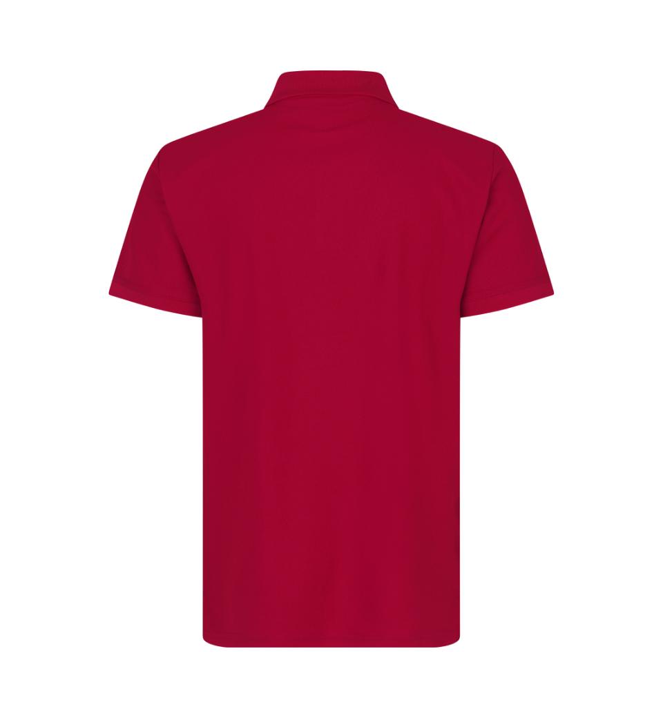 Funktionel sportspolo, Rød, Herre - Geyser G21006