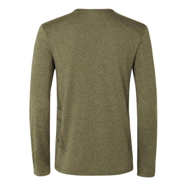 Long-sleeved t-shirt, Herre, grøn - Geyser G21021