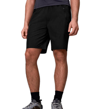 Elastisk træningsshorts, Sort, Herre - Geyser G21034