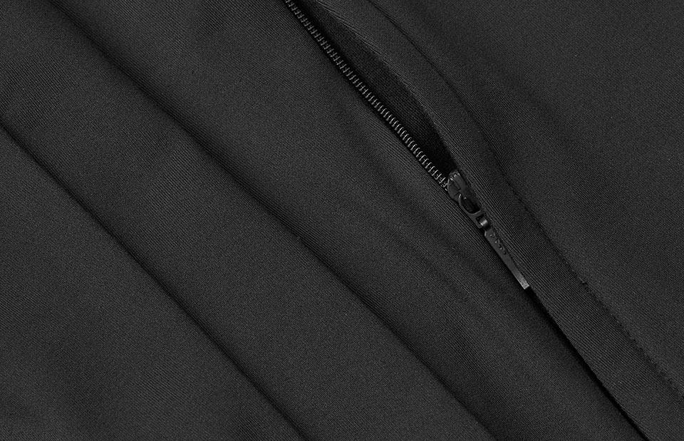 Stretch træningshoodie, Sort, Herre - Geyser G21080