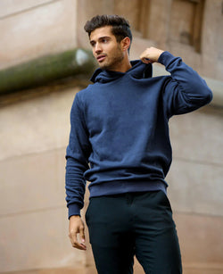 Bambus Hoodie - Basic Navy Blå