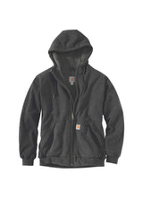 Carhartt Sherpa-foret hættetrøje med lynlås, Carbon Heather - 103308
