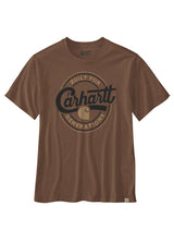 Carhartt Script Graphic Tee, Red Duck Heather - 107049