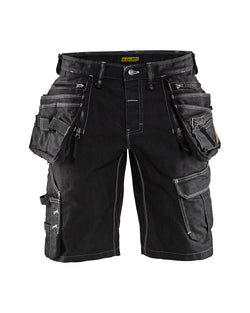 Håndværker Shorts Stretch X1900 Herre, Sort - Blåklæder 1992