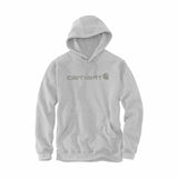 Carhartt Hættetrøje Signature Logo, Herre, Heather grey - Carhartt 100074