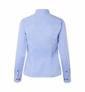 Fine Twill Contrast Business Skjorte, Lyseblå, Seven Seas S372